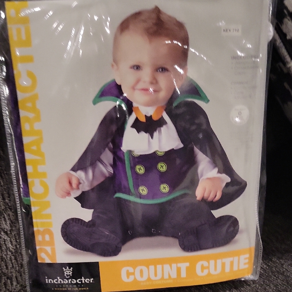 New Count Cutie Costume. Size 6-12 Months. 16-23lbs.